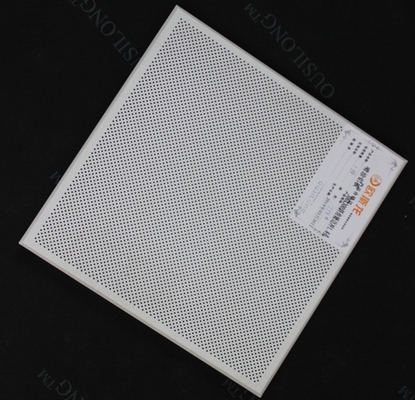 Aluminium/agrafe blancs perforés ou simples de GI dans des tuiles de plafond avec le bord biseauté