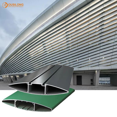 PVDF a enduit système d'aluminium de mur extérieur/en aluminium de Sun d'ombre de panneau pour le bâtiment commercial