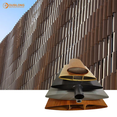 Auvent en aluminium vertical horizontal d'ombre de Sun pour la ventilation et les façades de mur