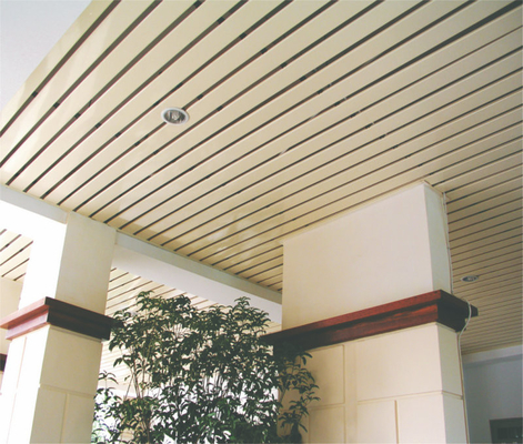Ouvrez le plafond en aluminium B - formé, plafond linéaire de bande suspendu par intérieur en métal de planche