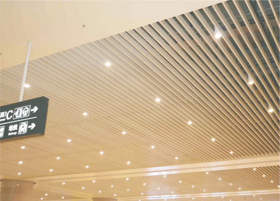 L'exposition Hall Acoustical Ceiling Tiles Decorative a suspendu panneau en aluminium/en aluminium faux