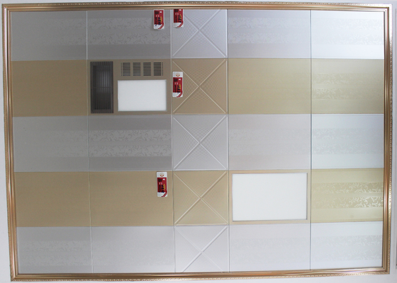 Agrafe artistique moderne dans la tuile 300mm x 300mm de plafond, de relief/photo-oxydation