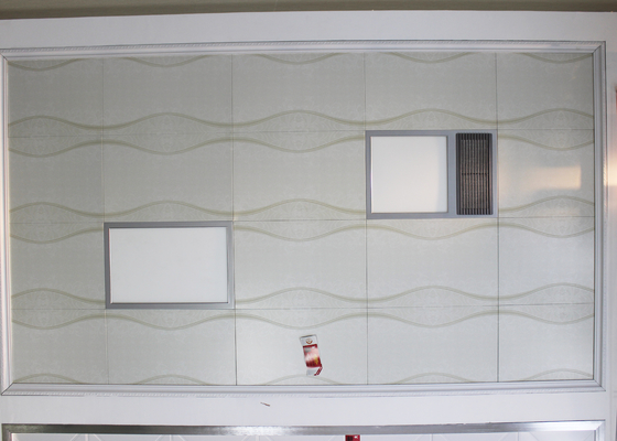 Le plafond de baisse de Resdential couvre de tuiles le plafond artistique, agrafe dans le panneau 300mm x 300mm