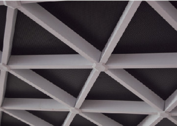 Tuiles commerciales expulsées de plafond de triangle, grille de suspension en aluminium de plafond