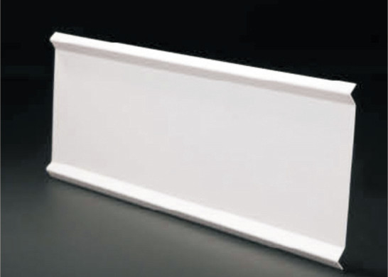 Couleur en aluminium en forme de j antirouille de blanc du plafond H200 de cloison enduite par poudre