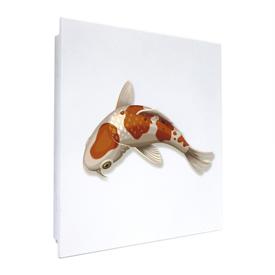 tuiles artistiques en aluminium modernes du plafond 3D avec la taille adaptée aux besoins du client par modèle de poissons