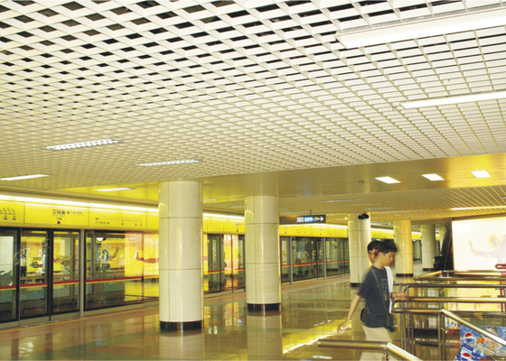 L'aluminium a suspendu les tuiles commerciales de plafond/plafond architectural tégulaires