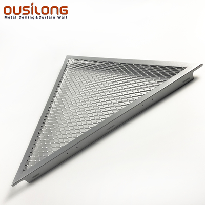 La forme polygonale a suspendu les panneaux de plafond acoustiques en aluminium