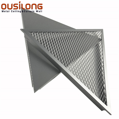 Mesh Clip Snap en aluminium/en aluminium de triangle acoustique dans le plafond encadré de Trianguler de panneau de plafond