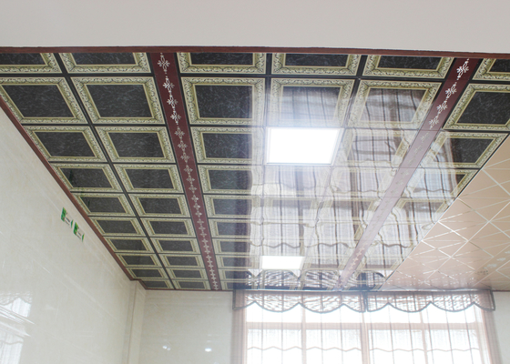 Petit contrôle suspendant les tuiles tégulaires de plafond artistique pour le modèle spatial à la maison