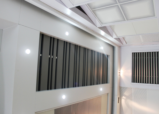 Installation linéaire de plafond en métal de cadre ouvert en métal avec le système suspendu en acier de quille