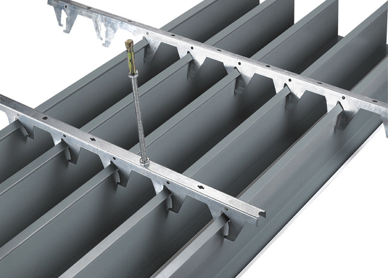 Plafond linéaire en métal de plafond d'intégration pour le bâtiment de construction