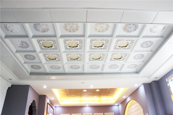panneaux de plafond en aluminium de baisse de 0.6mm pour la décoration de salon